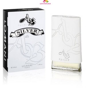 عطر مردانه ای بی اسپیریت سیلور  برند لومانی  (  LOMANI  -    AB SPIRIT SILVER    )