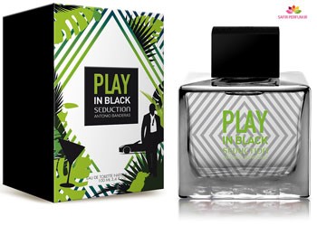 عطر  مردانه  پلی این بلک سداکشن برند آنتونیو باندراس  ( ANTONIO BANDERAS  -  PLAY IN BLACK SEDUCTION FOR MEN    )