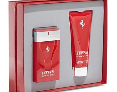 ست عطر مردانه من این رد  برند فراری  (  FERRARI  -  MAN IN RED SET  )