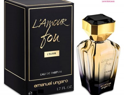 عطر زنانه  ال آمور فو ال الیگزیر  برند امانوئل اونگارو   (  EMANUEL UNGARO  -  L AMOUR FOU L ELIXIR   )