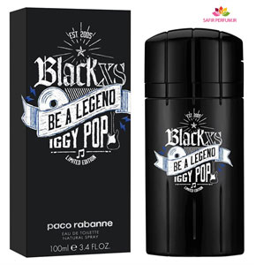 عطر و ادکلن مردانه بلک ایکس اس بی ا لجند ایگی پاپ برند پاکو رابان  (  PACO  RABANNE  -  BLACK XS BE A LEGEND IGGY POP     )