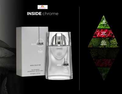 عطر و ادکلن مردانه اینساید کروم برند پاریس دلیس  (   PARIS DELICE   -  INSIDE CHROME   )
