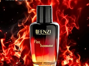 عطر و ادکلن مردانه فایر هوم برند جی فنزی  ( JFENZI  -  FIRE HOMME   )