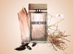 عطر و ادکلن مردانه کوییر وتیور برند ایوروشه  (   YVES ROCHER   -  CUIR VETIVER   )