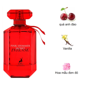 عطر و ادکلن زنانه پینک شیمر سکرت اینتنس برند میسون الحمبرا  (  MAISON ALHAMBRA  - PINK SHIMMER SECRET INTENSE    )