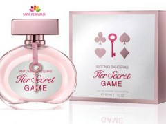 عطر زنانه هر سیکرت گیم  برند آنتونیو باندراس  (  Antonio Banderas -  HER SECRET GAME )