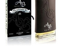 عطر مردانه ای بی اسپیریت پلاتینیوم  برند لومانی  (  LOMANI  -    AB SPIRIT PLATINUM    )