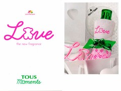 عطر و ادکلن زنانه لاو مومنتز برند توس  (  TOUS   -  LOVE MOMENTS  )