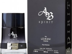 عطر و ادکلن مردانه ای بی اسپیریت برند لومانی  (  LOMANI  -    AB SPIRIT    )
