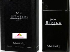 عطر و ادکلن مردانه مای استتوس برند مریاژ (  MARYAJ   -  MY STATUS   )
