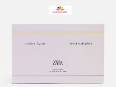 ست زنانه عطر و ادکلن چری اسلینگ – پیچ مارگاریتا برند زارا  (   ZARA   -  CHERRY SLING - PEACH MARGARITA    )