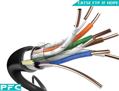 کابل شبکه CAT5E FTP JF HDPE PFC