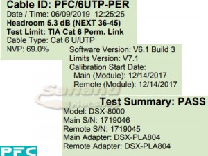 کابل شبکه Cat6 UTP PFC