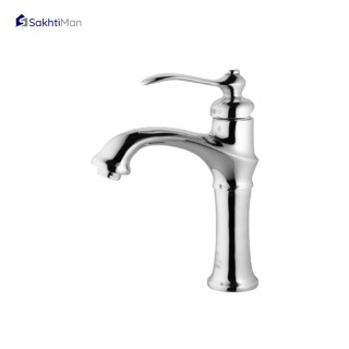 شیر روشویی درخشان مدل لوتوس