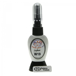 لاک خشگیر اتومبیل  رنگ سفید کد W19 - هیوندا I-20 و I-25 - تویوتا آستر 061