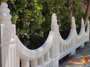 نرده باغچه بتنی