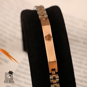 دستبند رولکس NEW رزگلد -نقره ای 13154