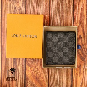 کیف پول لوئیز ویتون مشکی طوسی 14206 (LV Louis Vuitton)