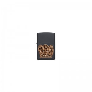 فندک زیپو اصل مدل 13620-Zippo 29409 THREE MONKEYS