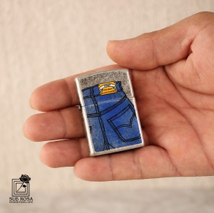 فندک زیپو طرح اصل مدل جین 14584