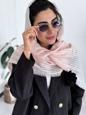 شال چهارخانه بهاره دورو شاین دار