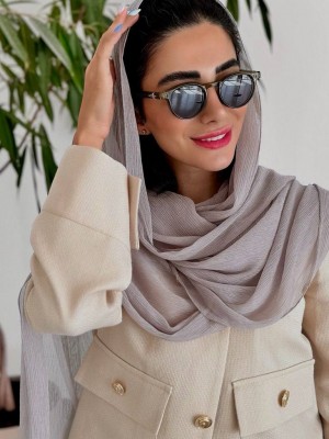 شال حریر میله ای