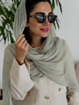 شال حریر میله ای