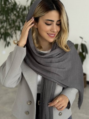خرید کت ژاکارد طوسی جدید