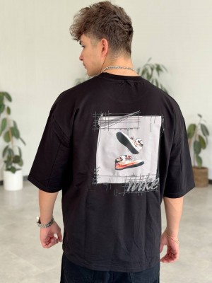 تیشرت مشکی طرح NIKE یونیسکس