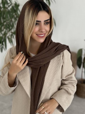 خرید کت کرمی ژاکارد پیچازی