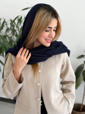 خرید  کت ژاکارد کرمی زنانه