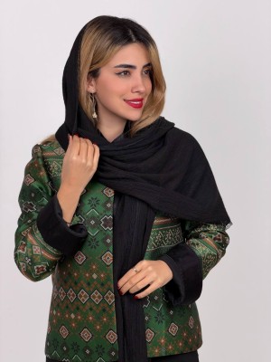کت پیکسلی زنانه سبز