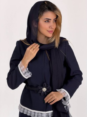 خرید کت پرنسسی سرمه‌ای