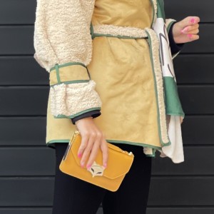 کیف دستی زنانه چرم روباهی کد 777