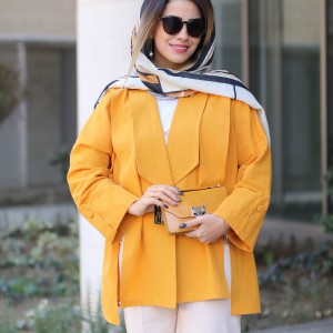 شال نخی طرح هرمس زنانه کد YOYO
