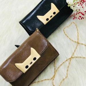 مینی بگ چرم زنانه و دخترانه گربه ای کد YUMI