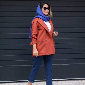 شال نخی پلیسه زنانه کد ROBI