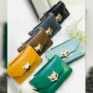 کیف دستی روباهی چرم زنانه کد YOYO