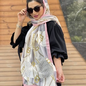 شال نخ پنبه طرح فندی دخترانه کد0091