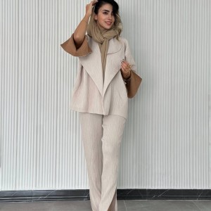 شلوار واید بغل چاکدار جدید بامبو کد BAMBO