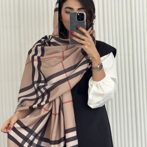 شال توییل ابریشم باری بری کد FERESH