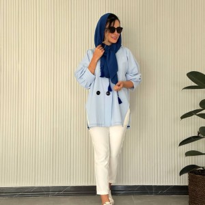 شال آبی کاربونی
