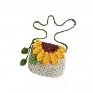 کیف دستی دخترانه آفتابگردان کد 65