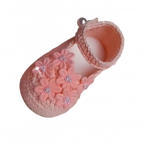 پاپوش بچه دخترانه مدل flower 11.52t