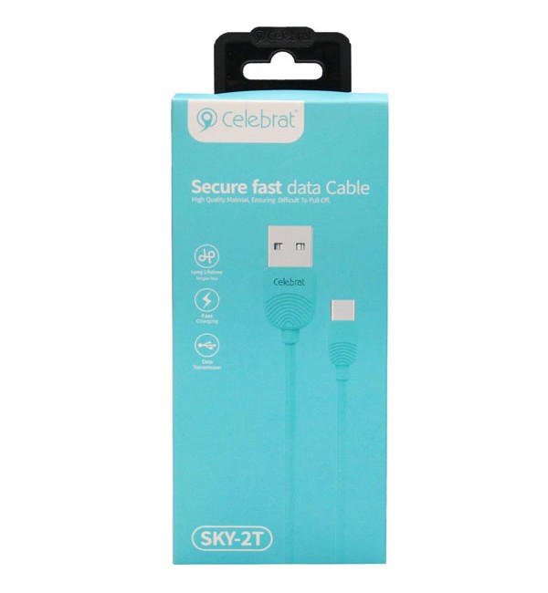 کابل شارژ تایپ سی سلبریت مدل SKY-2T
