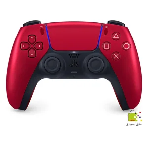دسته PS5 دوال سنس | اصلی | آکبند | رنگ قرمز متالیک Volcanic Red