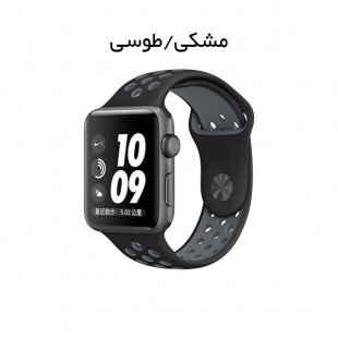 بند سیلیکونی اپل واچ طرح نایک اسپرت Apple Watch Nike Sport Band 38mm