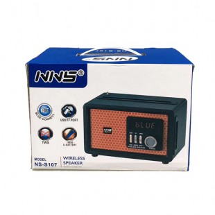 اسپیکر بلوتوث NS-S107 دارای صفحه نمایش