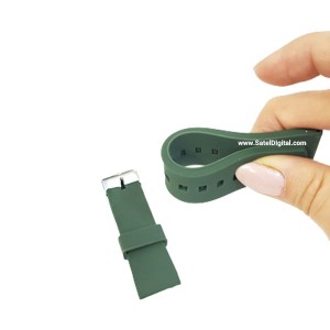 بند ساعت سیلیکونی 20mm سگک دار