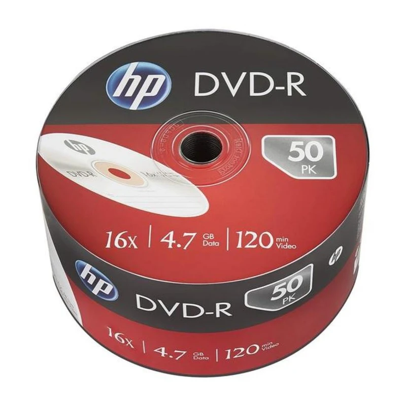 دی وی دی خام اچ پی مدل DVD-R بسته 50 عددی